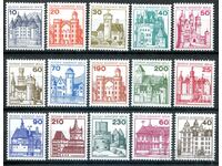FRG / W. Berlin MnH 1977-80. - Σειρά Fortresses and Castles
