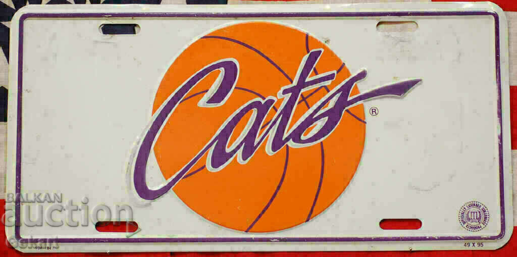 Μεταλλικό σημάδι CATS Μπάσκετ