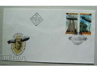 Първодневен пощенски плик Дирижабли,Първи ден, 2000 г.
