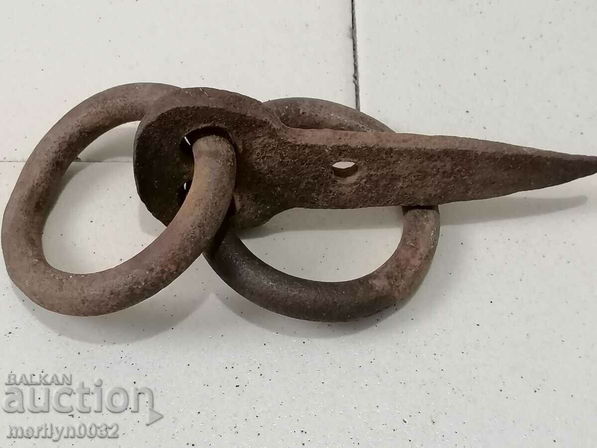 Μεταλλικά δαχτυλίδια, σφυρήλατο σίδερο οκ για καρότσι - 6 Μεταλλικά δαχτυλίδια, σφυρήλατο σίδερο οκ για καρότσι - 6