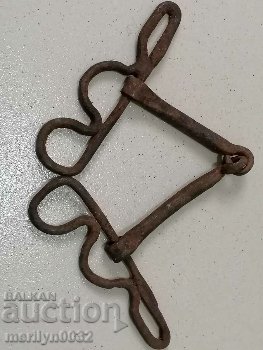 Delivery of An old forged bridle reins wrought iron, a harness Delivery of An old forged bridle reins wrought iron, a harness
