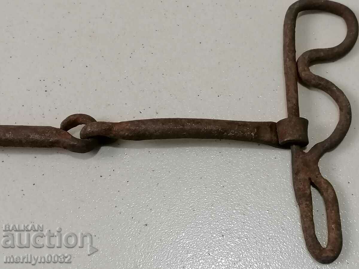 An old forged bridle reins wrought iron, a harness - 7 An old forged bridle reins wrought iron, a harness - 7