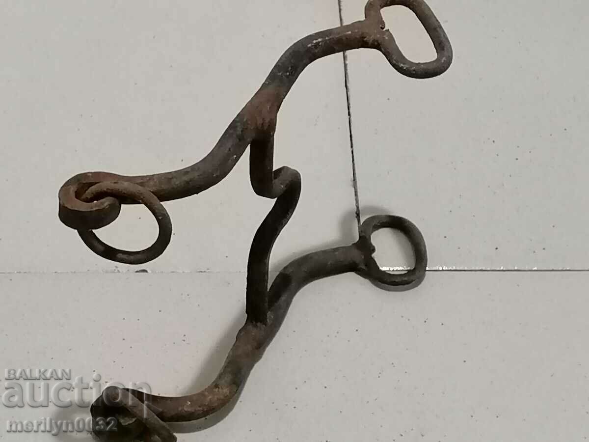 Delivery of An old forged bridle reins wrought iron, a harness Delivery of An old forged bridle reins wrought iron, a harness