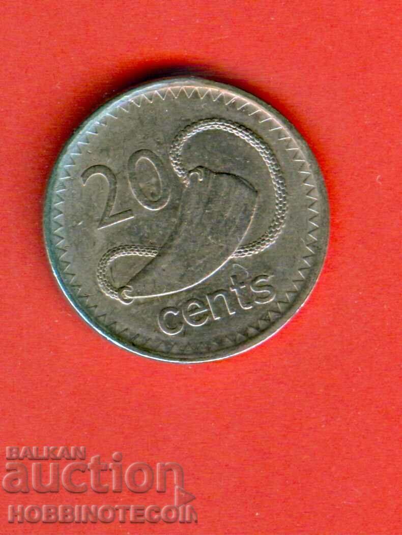 FIJI FIJI 20 Cent τεύχος - τεύχος 2009 - QUEEN FIJI FIJI 20 Cent τεύχος - τεύχος 2009 - QUEEN