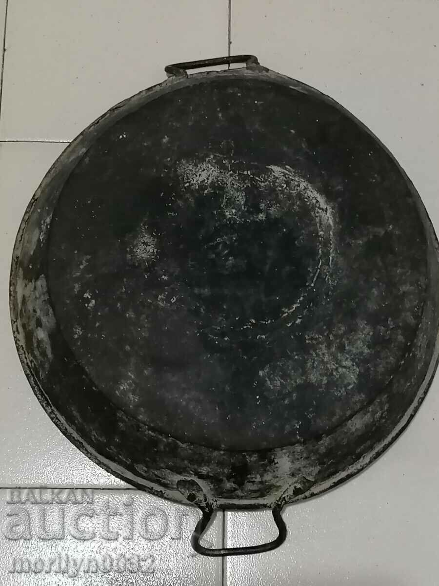 Auction  Old copper tray, sahane, baker, tray, tray