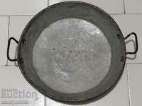 Old copper tray, saucer, copper, tray, casserole