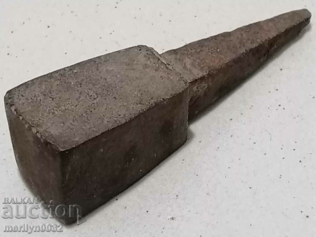 An old anvil for hair sticking, wrought iron - 6 An old anvil for hair sticking, wrought iron - 6