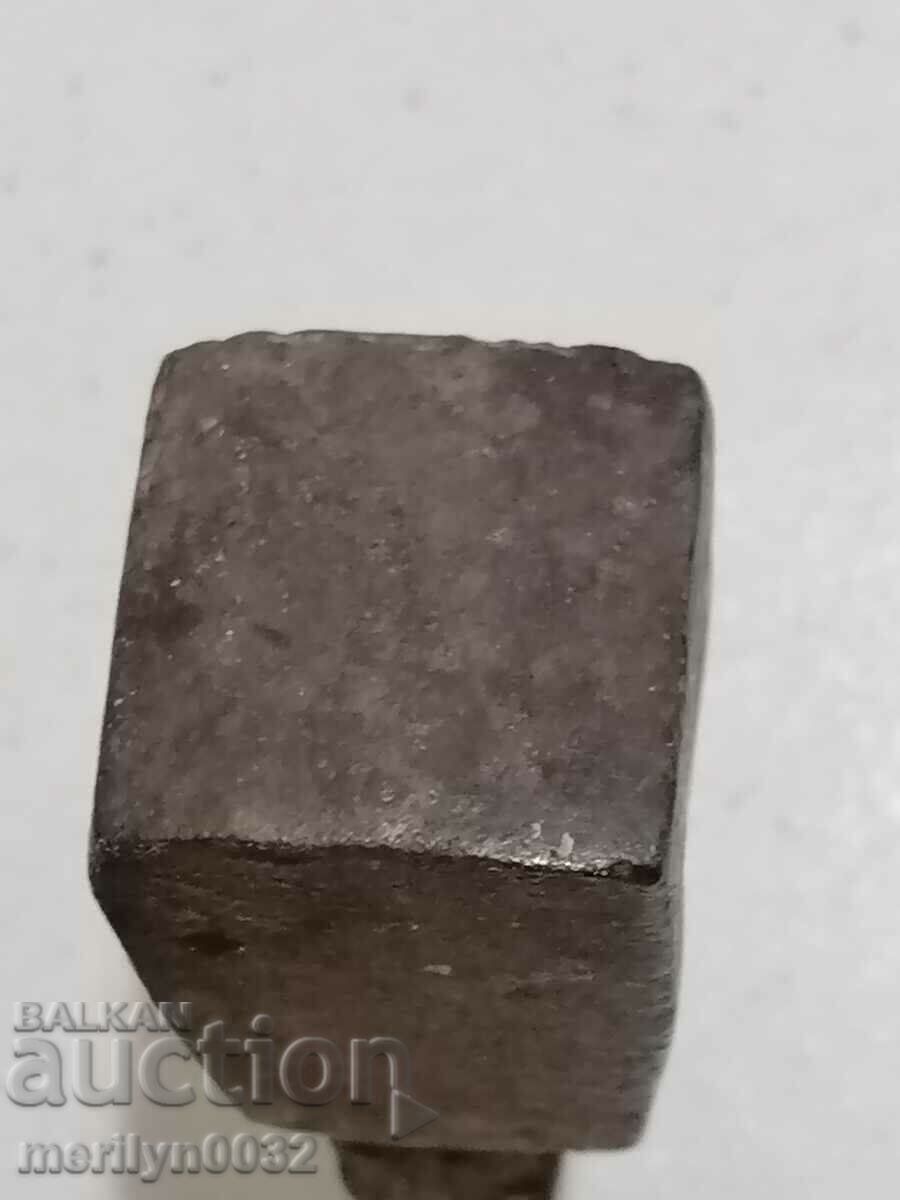 An old anvil for hair sticking, wrought iron - 7 An old anvil for hair sticking, wrought iron - 7