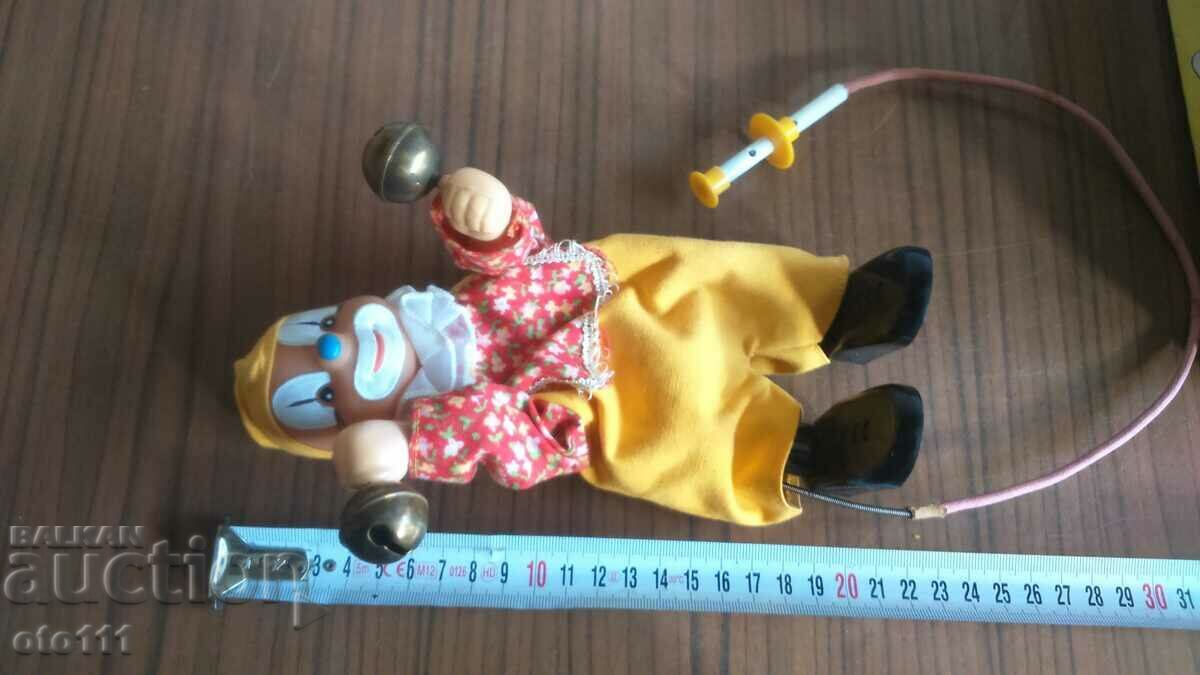 OLD SOC, MECHANICAL TOY CLOWN - GDR with price 60.00 BGN | € 30.68