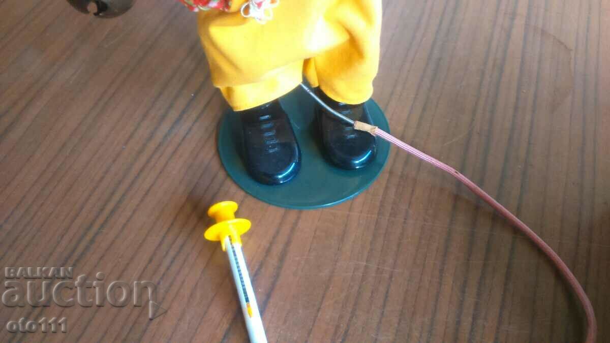 OLD SOC, MECHANICAL TOY CLOWN - GDR - 6