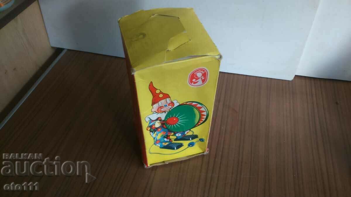 OLD SOC, MECHANICAL TOY CLOWN - GDR - 7