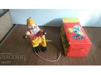 OLD SOC, MECHANICAL TOY CLOWN - GDR