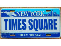 Μεταλλική επιγραφή NEW YORK TIMES SQUARE USA
