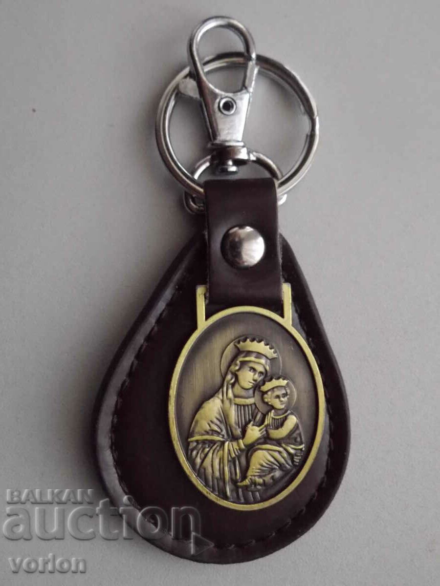 Key holder: Virgin with baby.