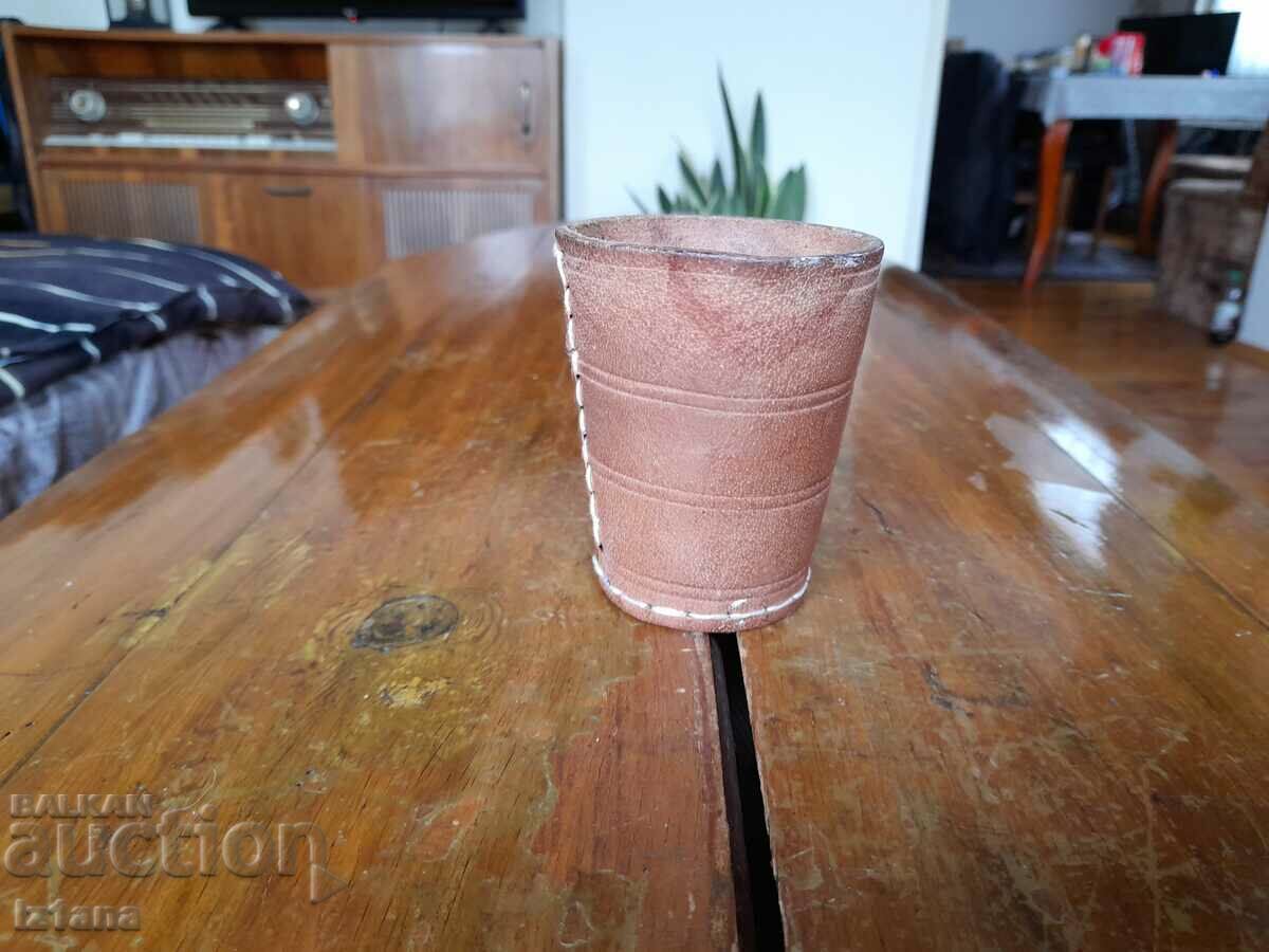 An old leather cup