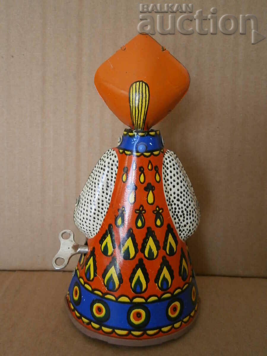 metal sheet metal wind up doll WORKING vintage retro - 6 metal sheet metal wind up doll WORKING vintage retro - 6