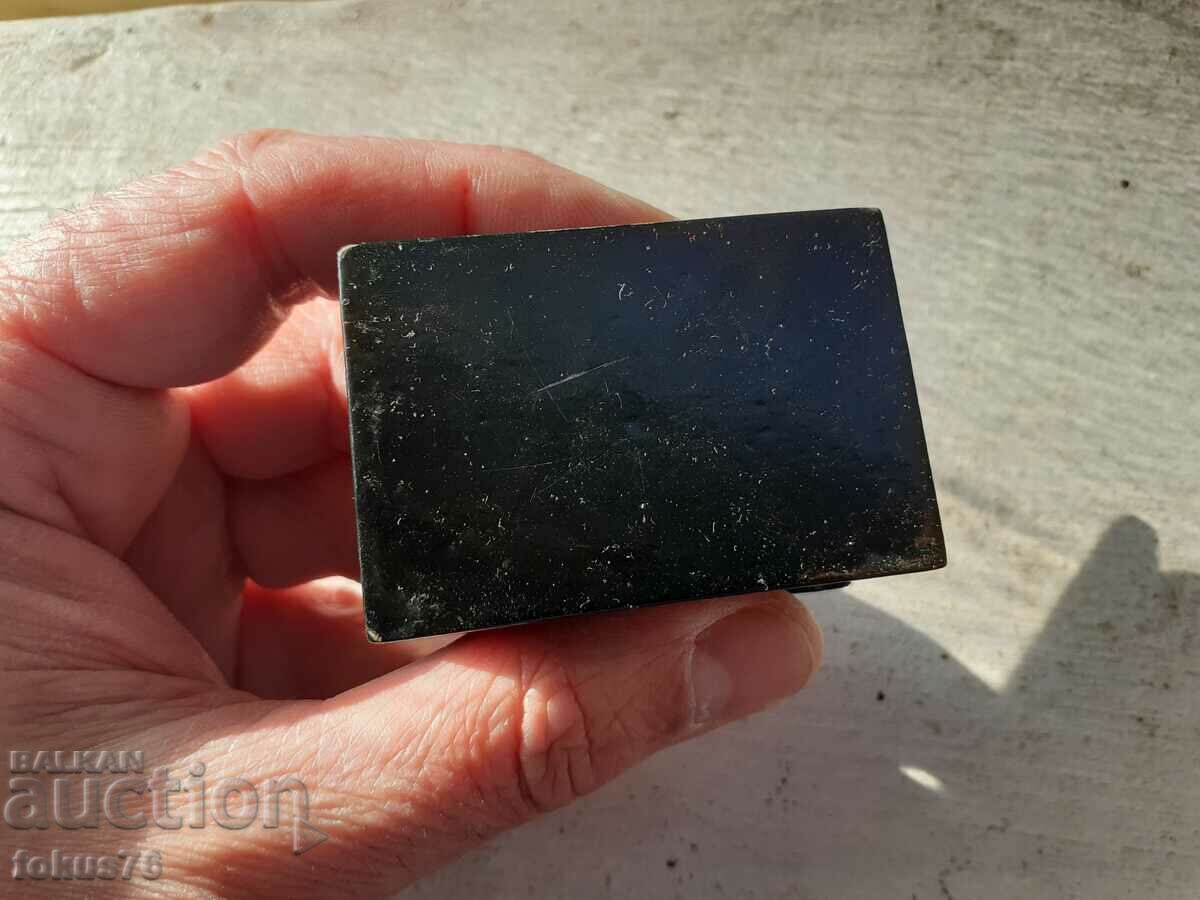 Old Russian lacquer box papier mache hand painted - 5 Old Russian lacquer box papier mache hand painted - 5