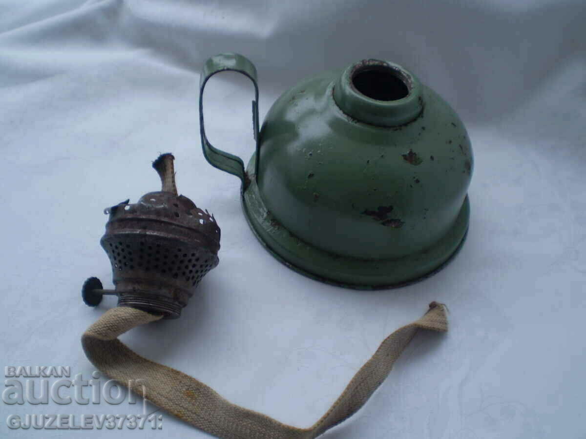 Antique Green Metal Gas Lamp - 6 Antique Green Metal Gas Lamp - 6