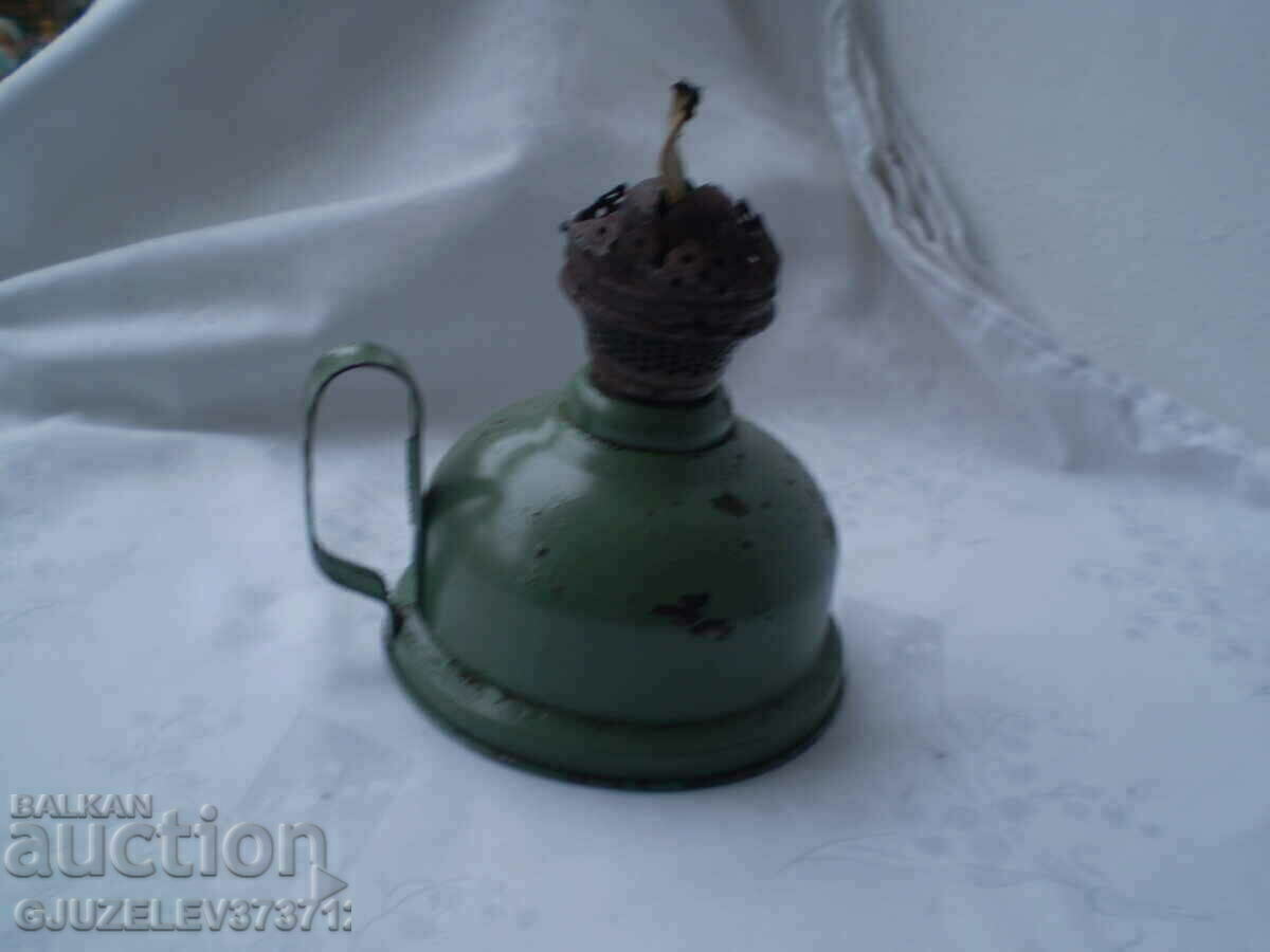 Antique Green Metal Gas Lamp - 7 Antique Green Metal Gas Lamp - 7