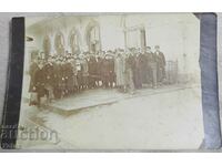 Стара снимка 1920 Враца гарата
