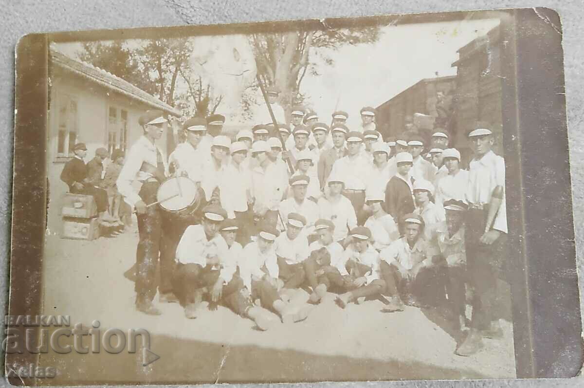 Fotografie veche din anii 1920 stația Shumen
