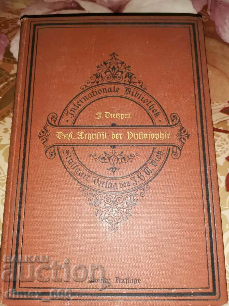 Auction Josef Dietzgen. Three books from 1903. Auction Josef Dietzgen. Three books from 1903.