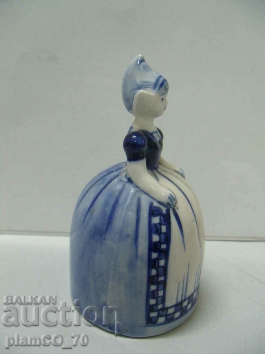 No.*6661 old porcelain figure - bell with price 15.00 BGN | € 7.67 No.*6661 old porcelain figure - bell with price 15.00 BGN | € 7.67