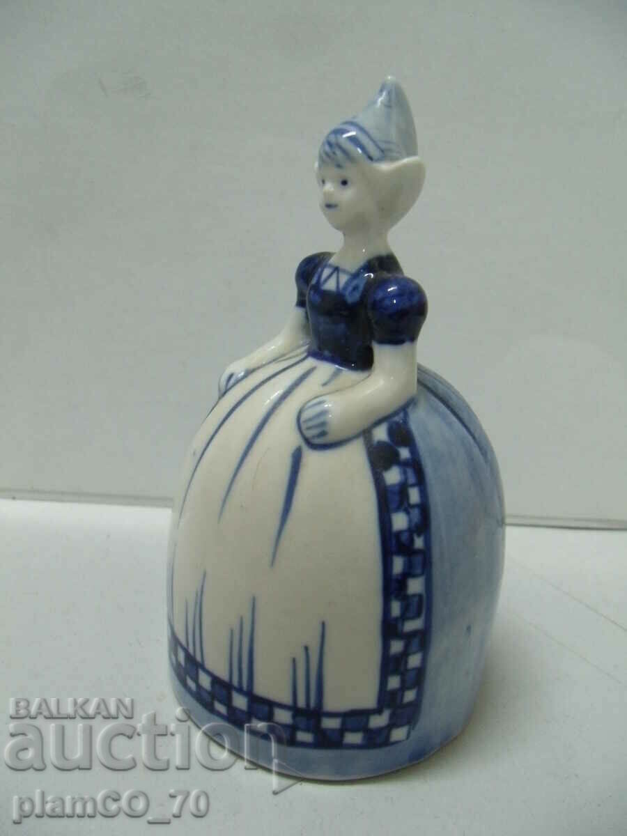 Auction No.*6661 old porcelain figure - bell Auction No.*6661 old porcelain figure - bell
