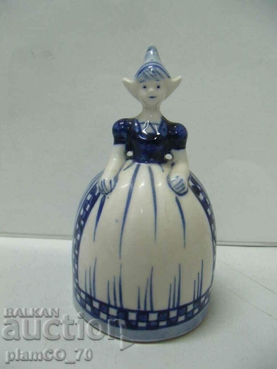 No.*6661 old porcelain figure - bell