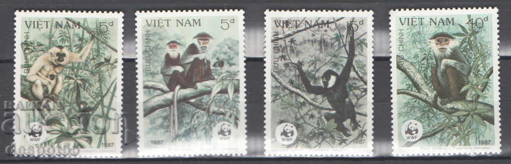 1987. Βιετνάμ. Πίθηκοι.