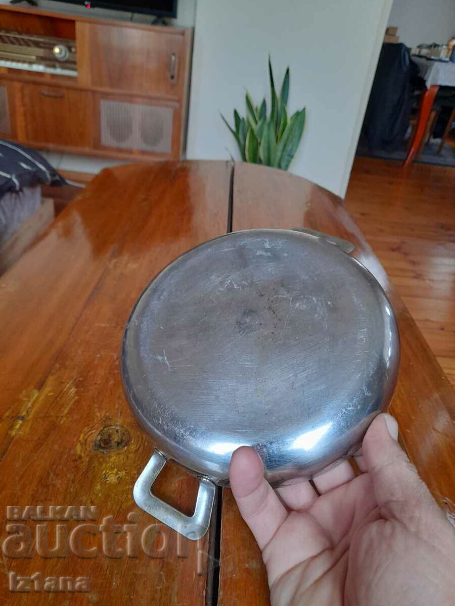 Стара неръждаема паница,неръждавейка - 5 Стара неръждаема паница,неръждавейка - 5