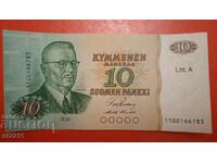 Банкнота  10 крони Финландия