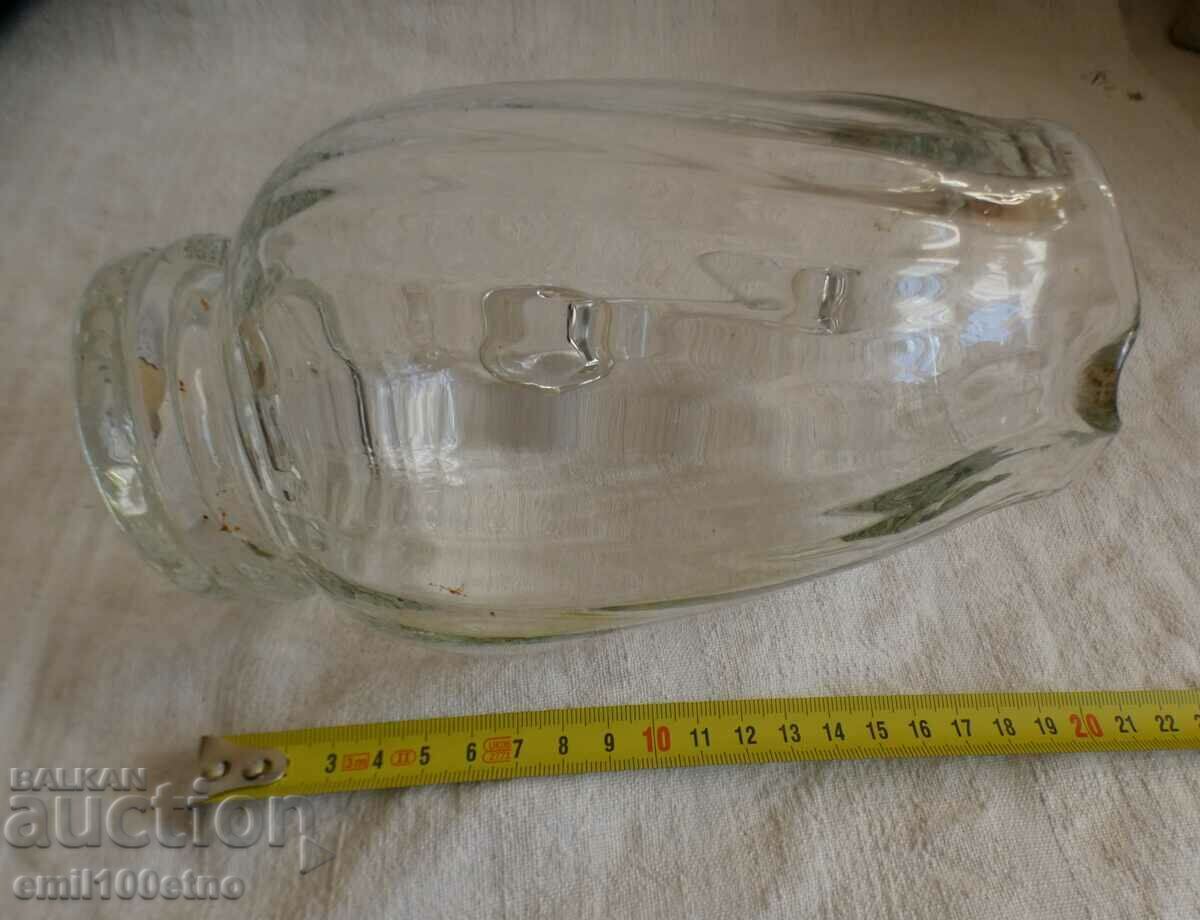 Παλιά γυάλινη κανάτα κρασιού - χειροποίητη - 7 Παλιά γυάλινη κανάτα κρασιού - χειροποίητη - 7