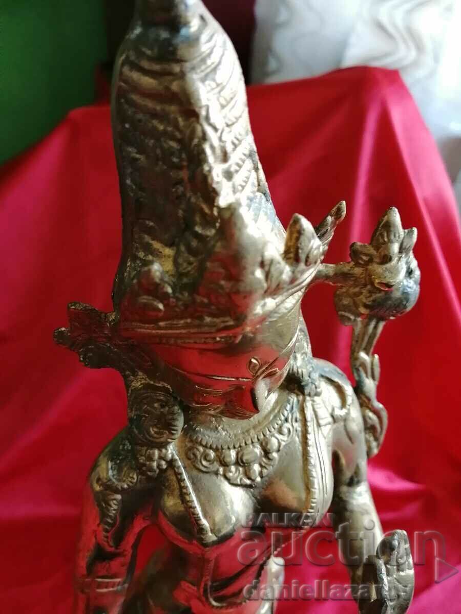 Large Bronze Hindu Goddess Parvati Statue with price 380.00 BGN | € 194.29 Large Bronze Hindu Goddess Parvati Statue with price 380.00 BGN | € 194.29