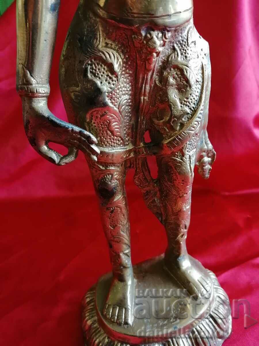 Delivery of Large Bronze Hindu Goddess Parvati Statue Delivery of Large Bronze Hindu Goddess Parvati Statue