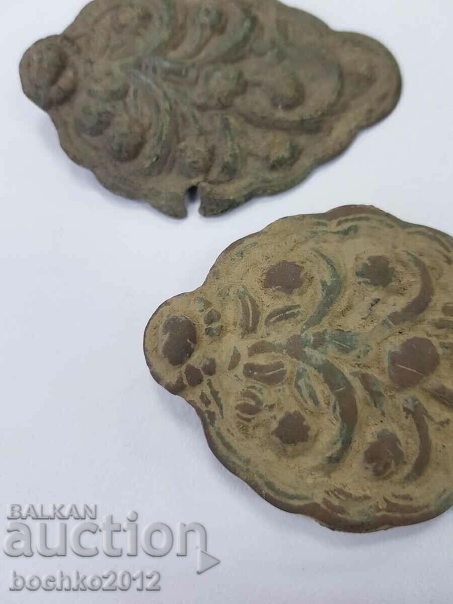 Δημοπρασία 2 τεμ. Gabrovo μισά παφτί, χάλκινο