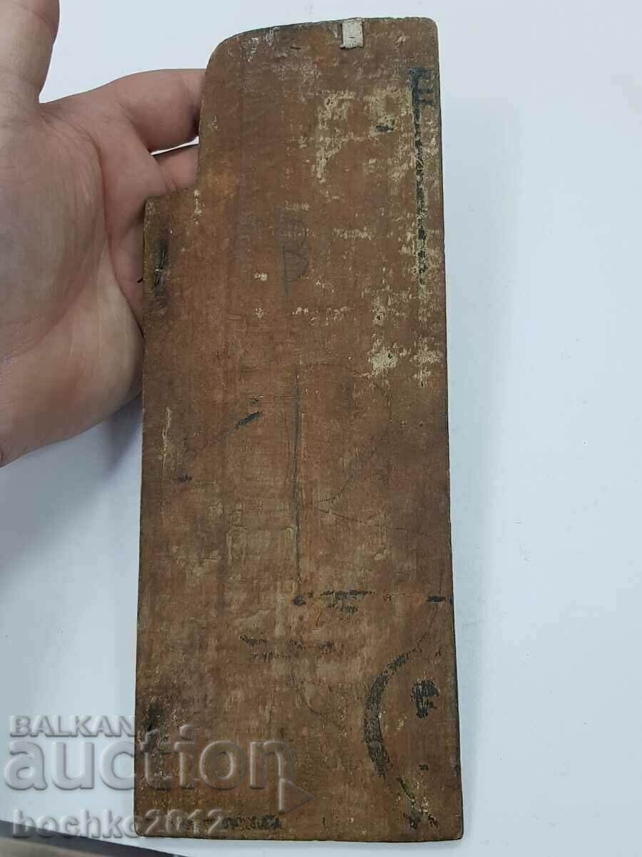 Rare Revival Bulgarian icon triptych St. Pantaleimon - 5 Rare Revival Bulgarian icon triptych St. Pantaleimon - 5