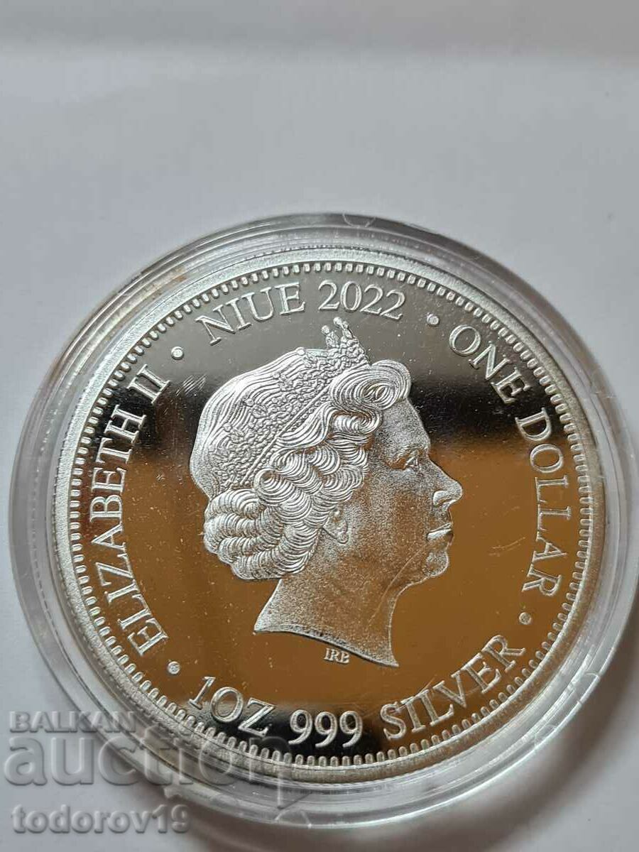 Delivery of 1 oz Silver Tiger vs. Komodo Dragon - Nuyere 2022 Delivery of 1 oz Silver Tiger vs. Komodo Dragon - Nuyere 2022