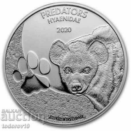 1 oz Silver Giants Ice Age-Hyena 2020