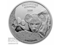 1 oz Silver Giants Ice Age-Hyena 2020