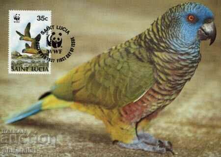 Island of Saint Lucia 1987 4 pieces Cards Maximum - WWF with price 4.00 BGN | € 2.05 Island of Saint Lucia 1987 4 pieces Cards Maximum - WWF with price 4.00 BGN | € 2.05