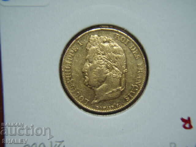 20 franci 1834 L Franța (20 franci Franța) - AU (aur) - 7