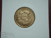 20 Bolivares 1910 Venezuela - AU/Unc (Gold)