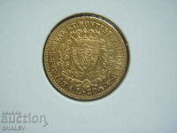 20 lire 1825 L Sardinia - XF/AU (aur)