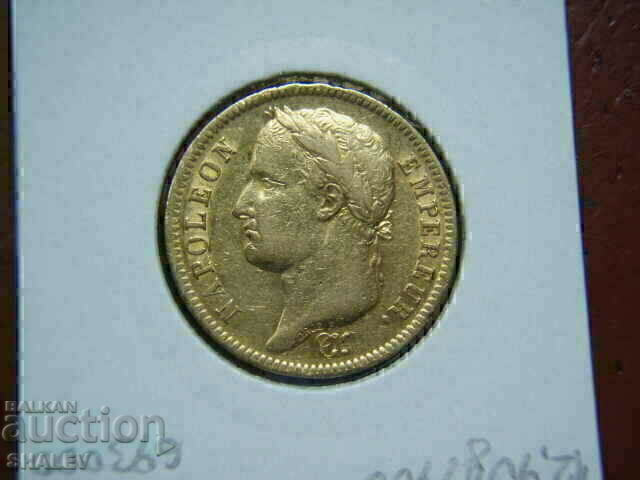 40 de franci 1812 A Franța (Franța) - XF/AU (aur) - 7 40 de franci 1812 A Franța (Franța) - XF/AU (aur) - 7