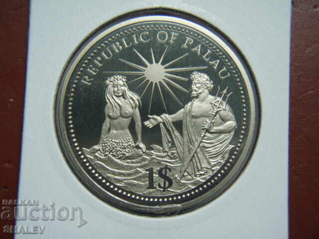 1 Dollar 1994 Palau (1 dollar Palau) - Proof /with colorization/ 1 Dollar 1994 Palau (1 dollar Palau) - Proof /with colorization/