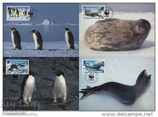 Teritoriul Antarctic Britanic 1992 - 4 buc.