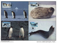 Британска антарктическа територия 1992 - 4 бр.