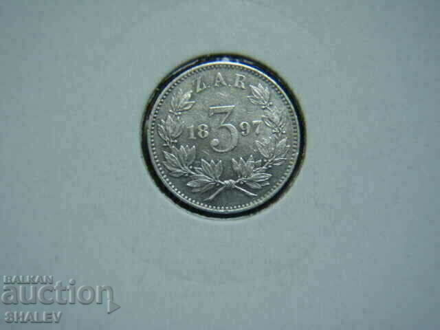 3 πένες 1897 Νότια Αφρική (3 πένες Νότια Αφρική) - XF/AU με τιμή € 43.49 | 85.06 BGN