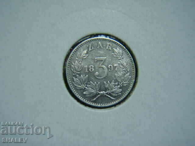 Delivery of 3 Pence 1897 South Africa (3 pence South Africa) - XF/AU Delivery of 3 Pence 1897 South Africa (3 pence South Africa) - XF/AU
